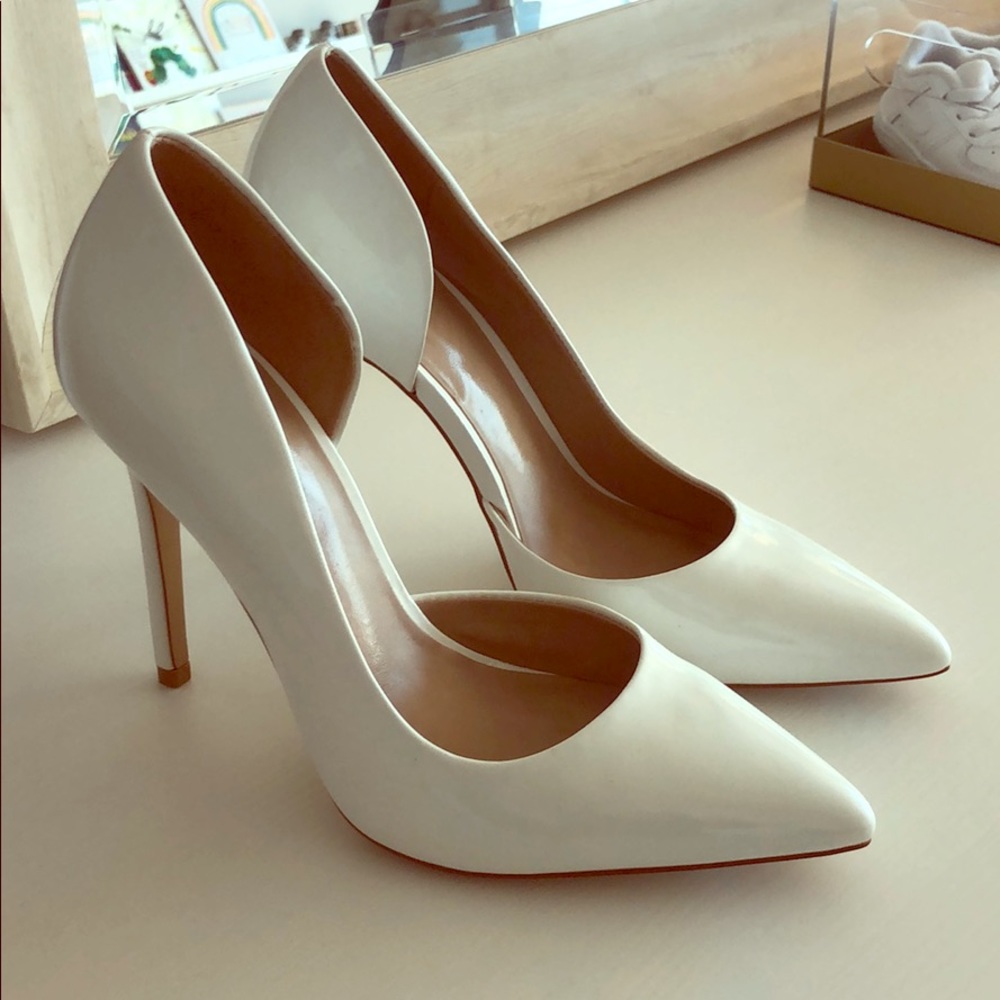 White High Heels (brand new, never worn)
